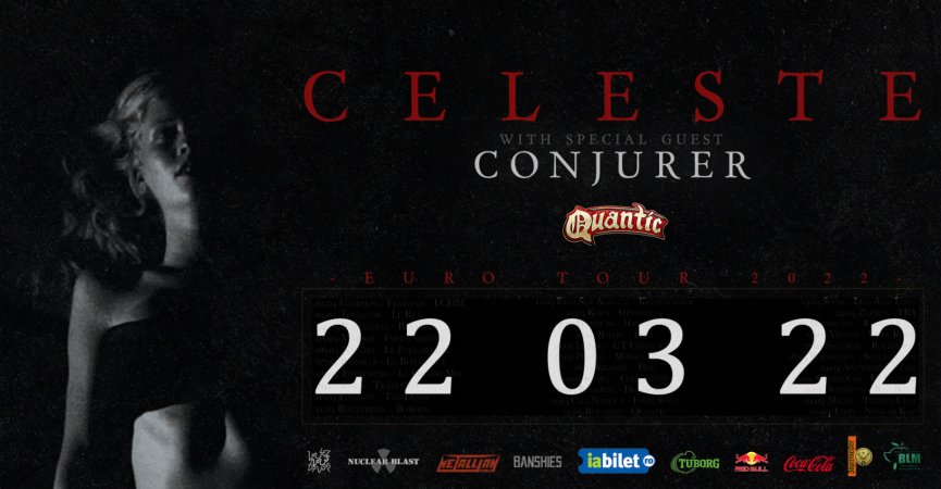 Concert CELESTE si CONJURER in club Quantic