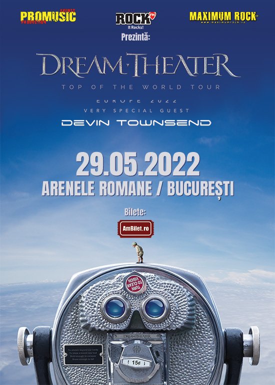 Concertul Dream Theater si Devin Townsend se muta la Arenele Romane