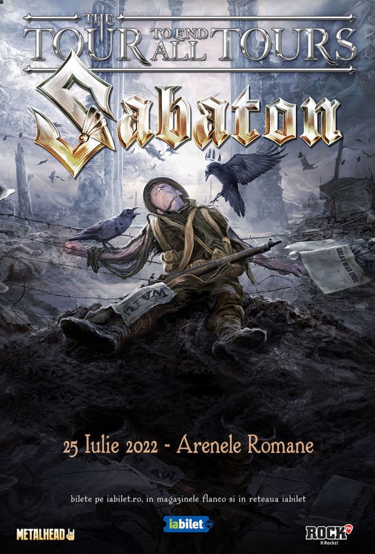 Concert Sabaton la Arenele Romane - The Tour To End All Tours