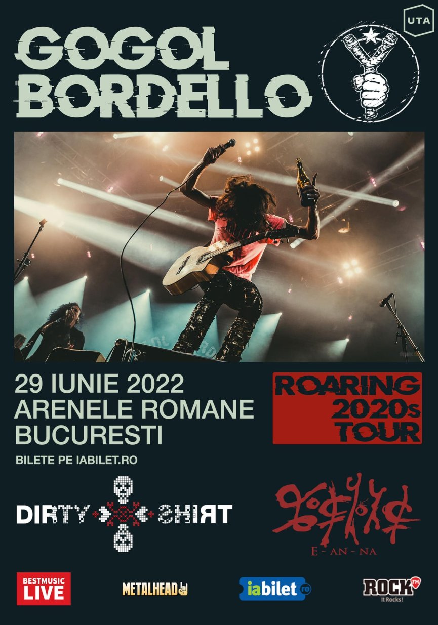 Concert Gogol Bordello, Dirty Shirt si E-AN-NA la Arenele Romane