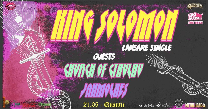 Concert King Solomon, Church Of Cthulhu si Jahmolxes in club Quantic