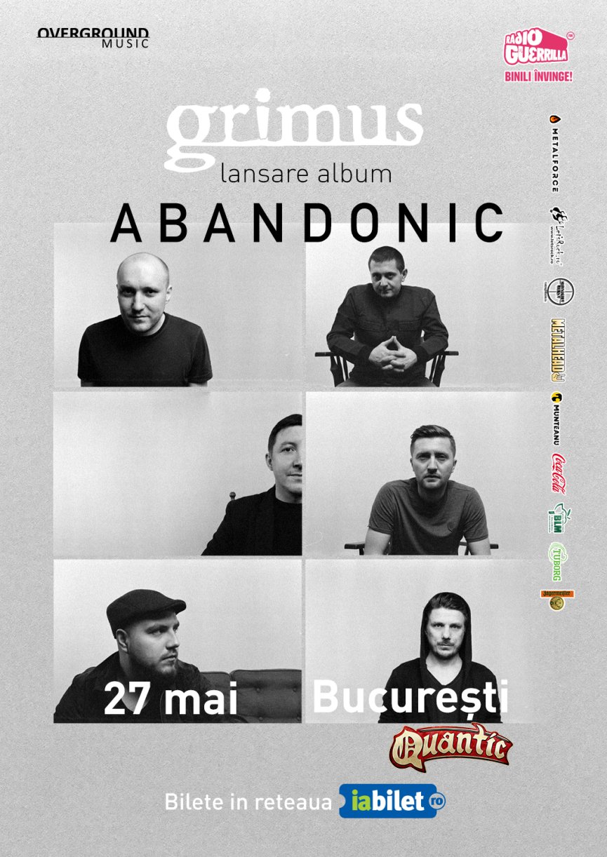 Dan Byron și Doru Trăscău, invitati la concertul de lansare Grimus - Abandonic