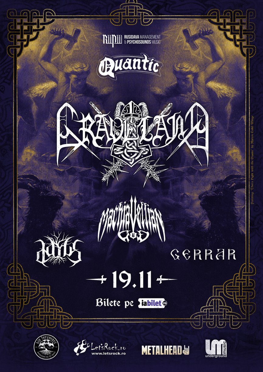 Concert Graveland, Machiavellian God, Daius si Gerrar in club Quantic