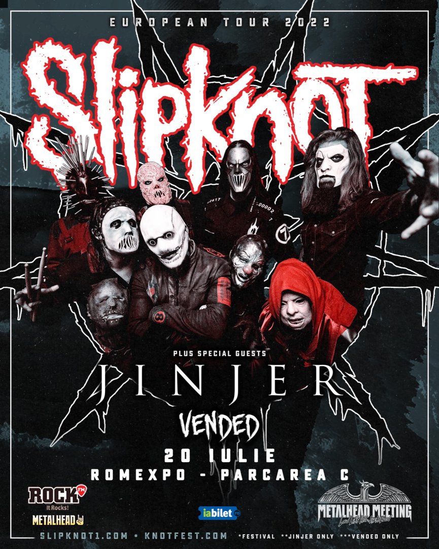 Jinjer si Vended canta alaturi de Slipknot la Metalhead Meeting 2022