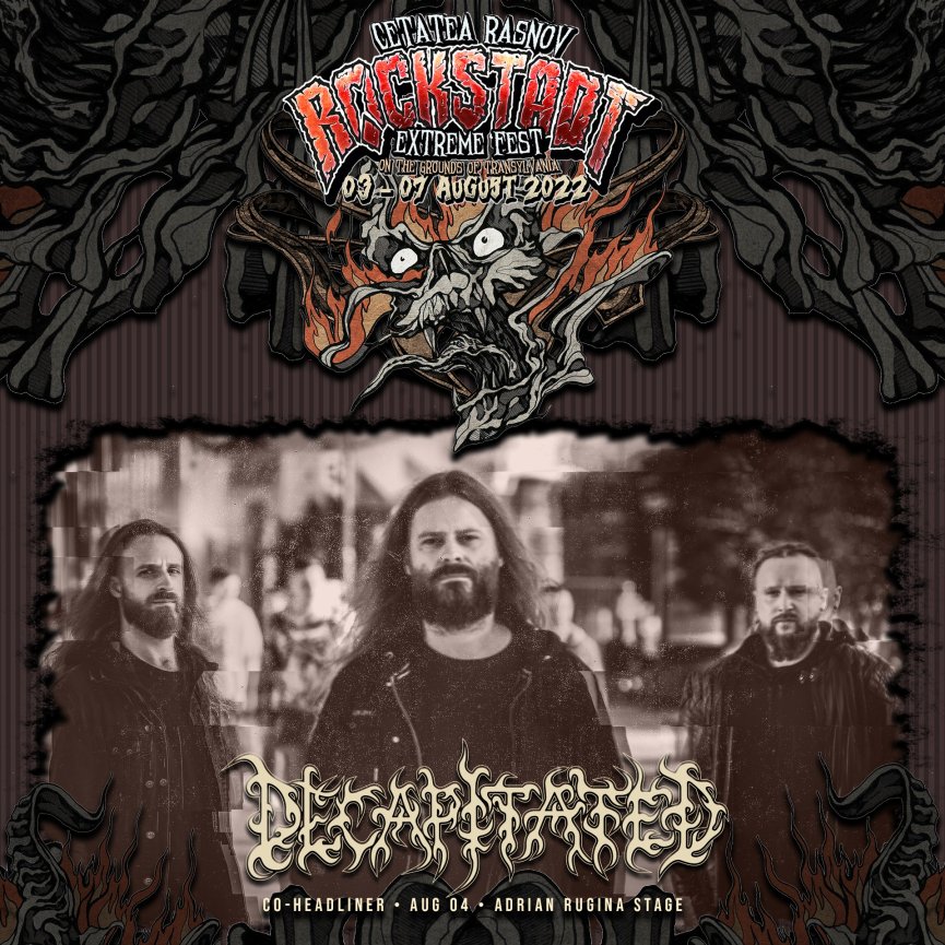 Trupa DECAPITATED confirmata in locul The Black Dahlia Murder la REF 2022