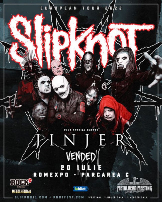 Concert Slipknot la Bucuresti: Program si reguli de acces