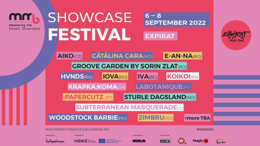 Primele confirmari la MMB Showcase Festival - artisti din peste 10 tari