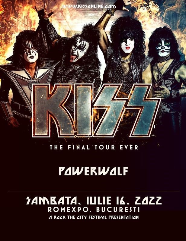 Rock The City 2022 - Kiss, Powerwolf - program si reguli de acces