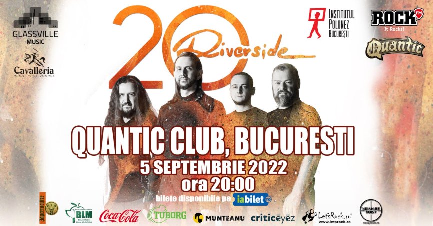 Programul concertului aniversar Riverside din club Quantic