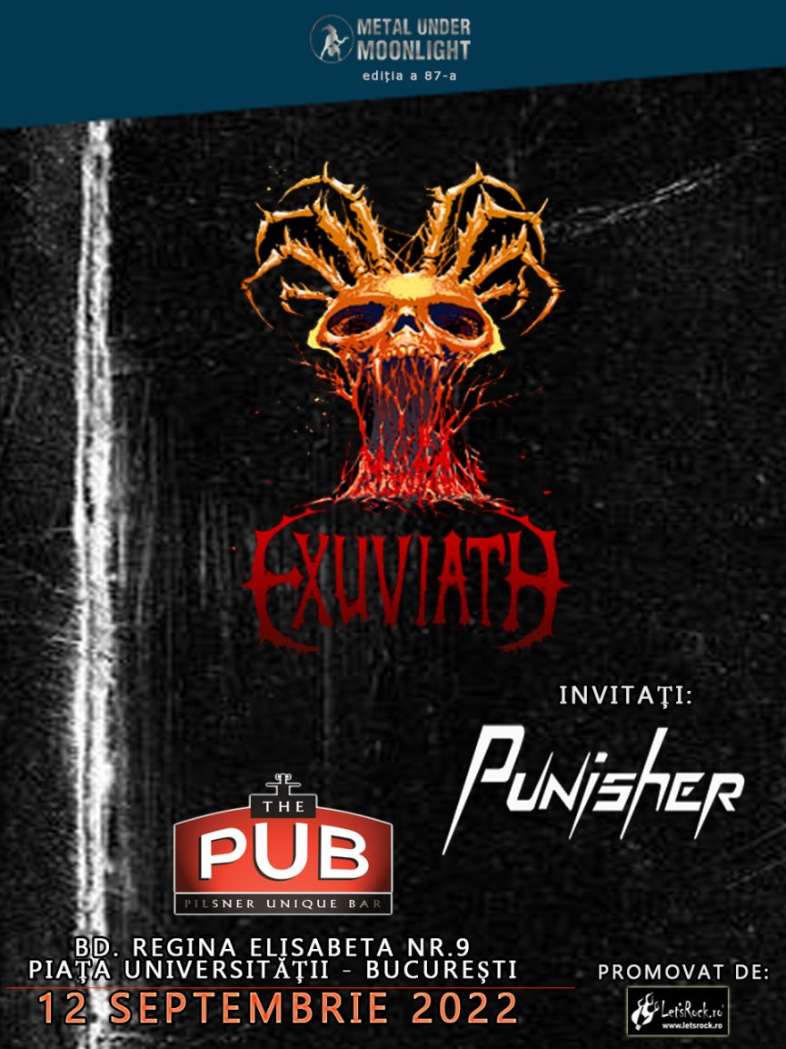 EXUVIATH, PUNISHER (METAL UNDER MOONLIGHT LXXXVII, 12.09.2022)