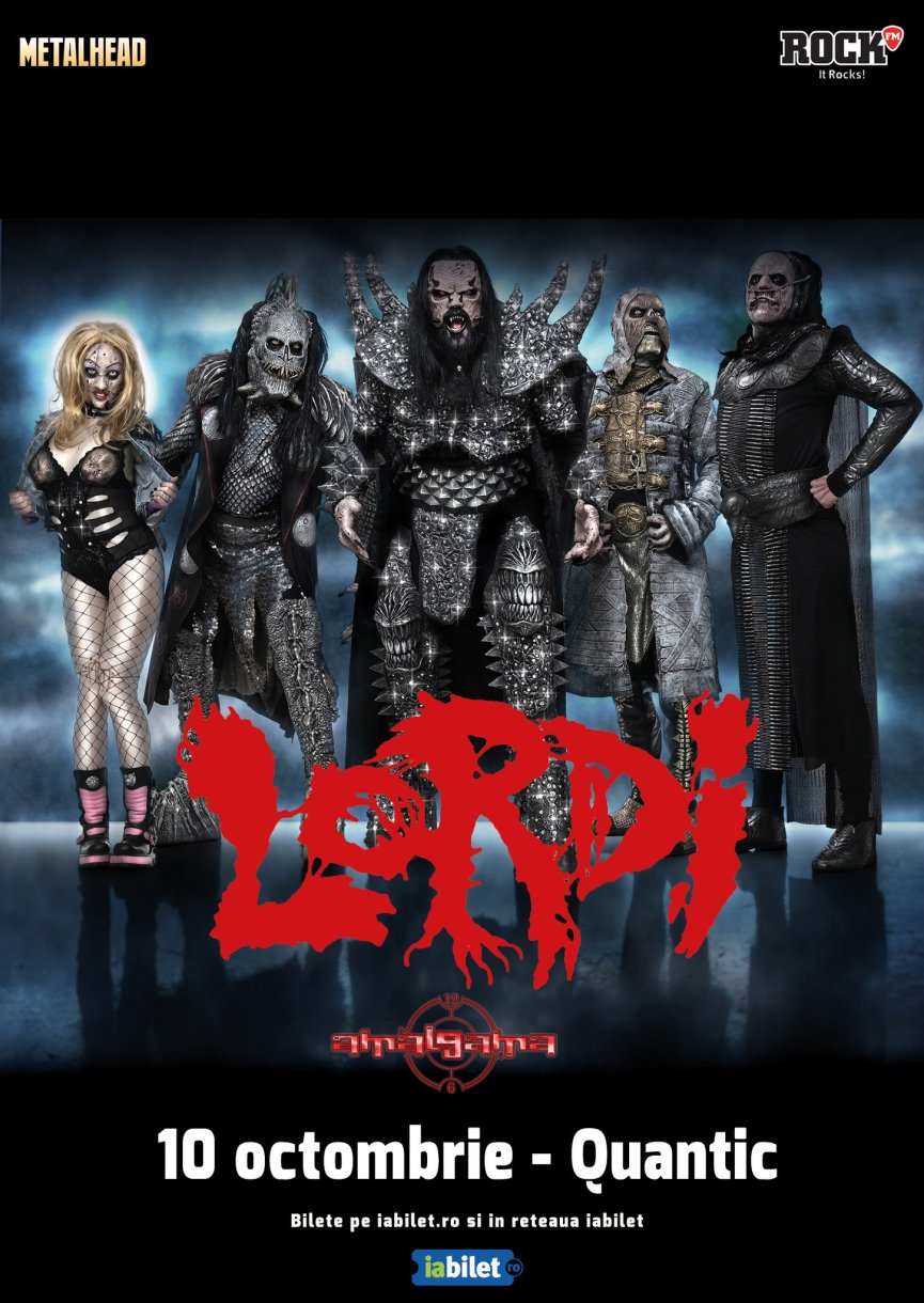 Concert LORDI la Bucuresti, ultimele bilete din presale, Amalgama deschid concertul