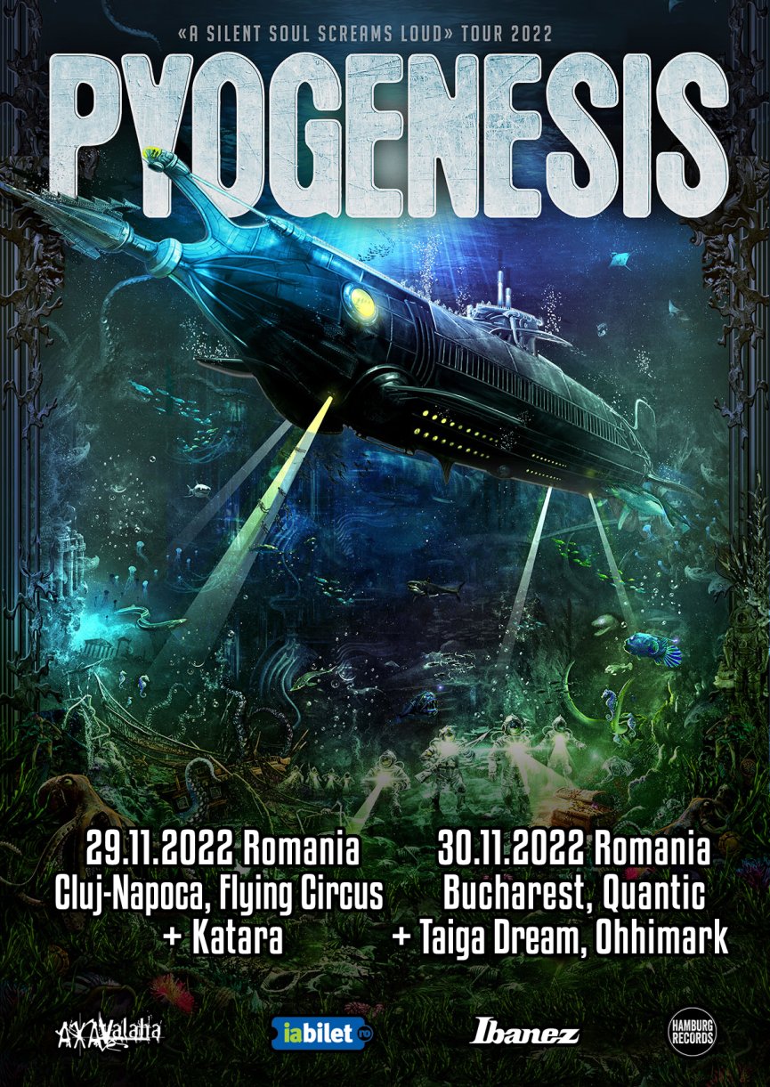 PYOGENESIS va sustine doua concerte in Romania