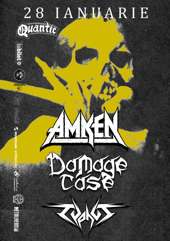 Concert Amken, Damage Case si Typhus in club Quantic