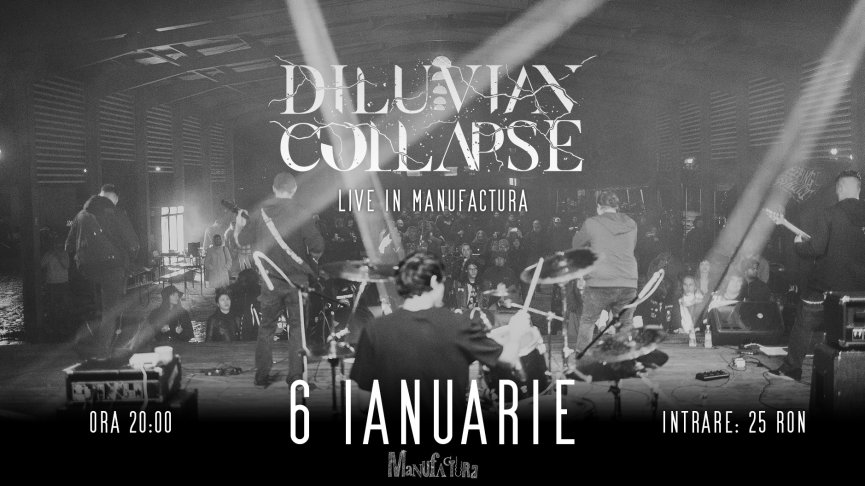 Seară de metalcore în Manufactura, cu Diluvian Collapse