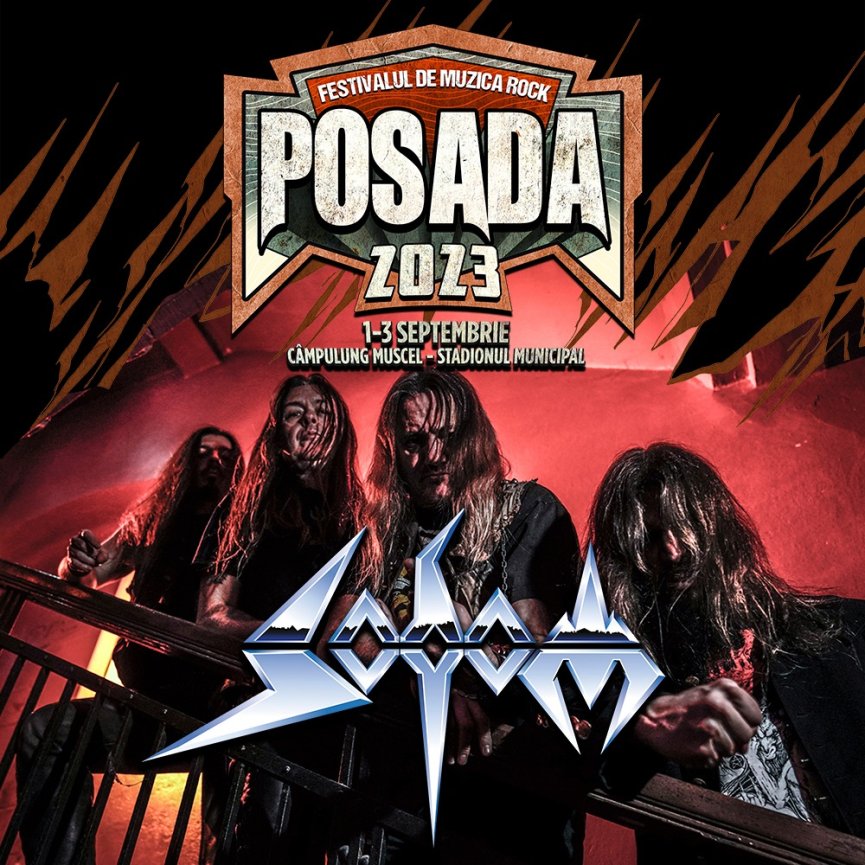 4. Posada Rock 2023: Soen si Cryptosis vor canta alaturi de Sodom