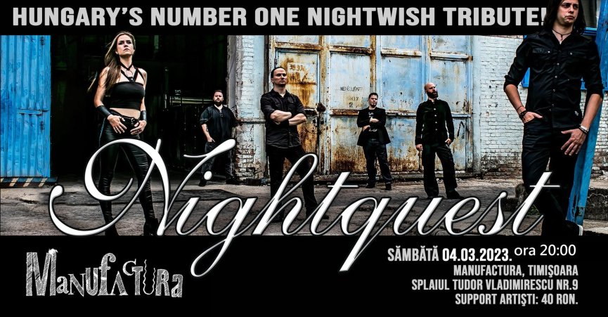 Concert Nightquest (tribut Nightwish) in Manufactura