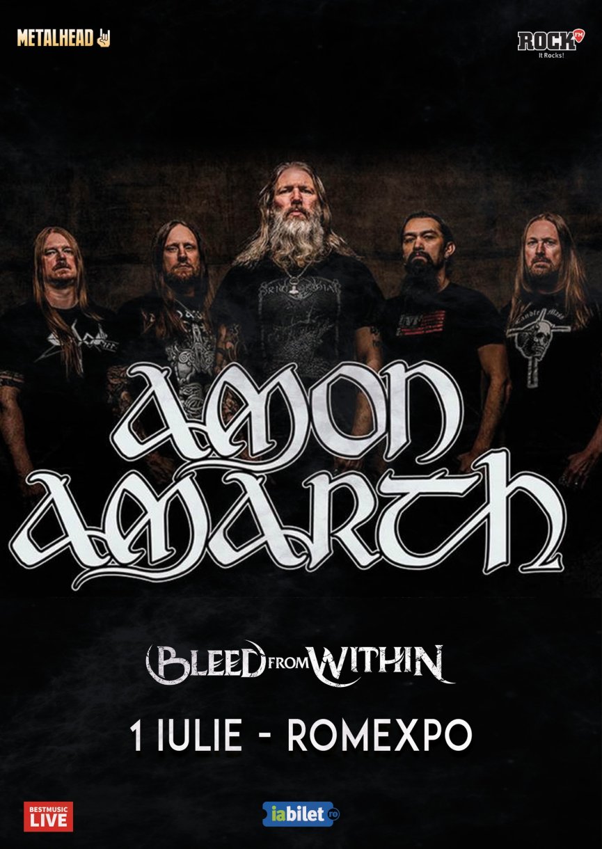 Bleed from Within canta alaturi de Amon Amarth la Romexpo