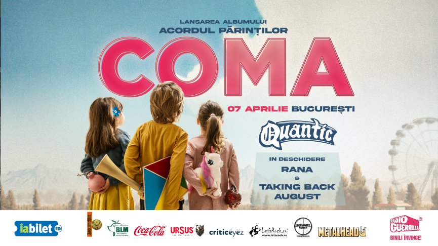 COMA lanseaza albumul 'Acordul Parintilor' in club Quantic