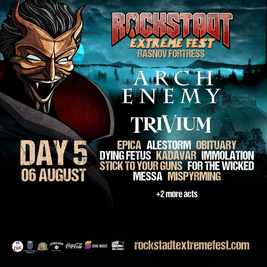6. Rockstadt Extreme Fest 2023: program pe zile si line-up