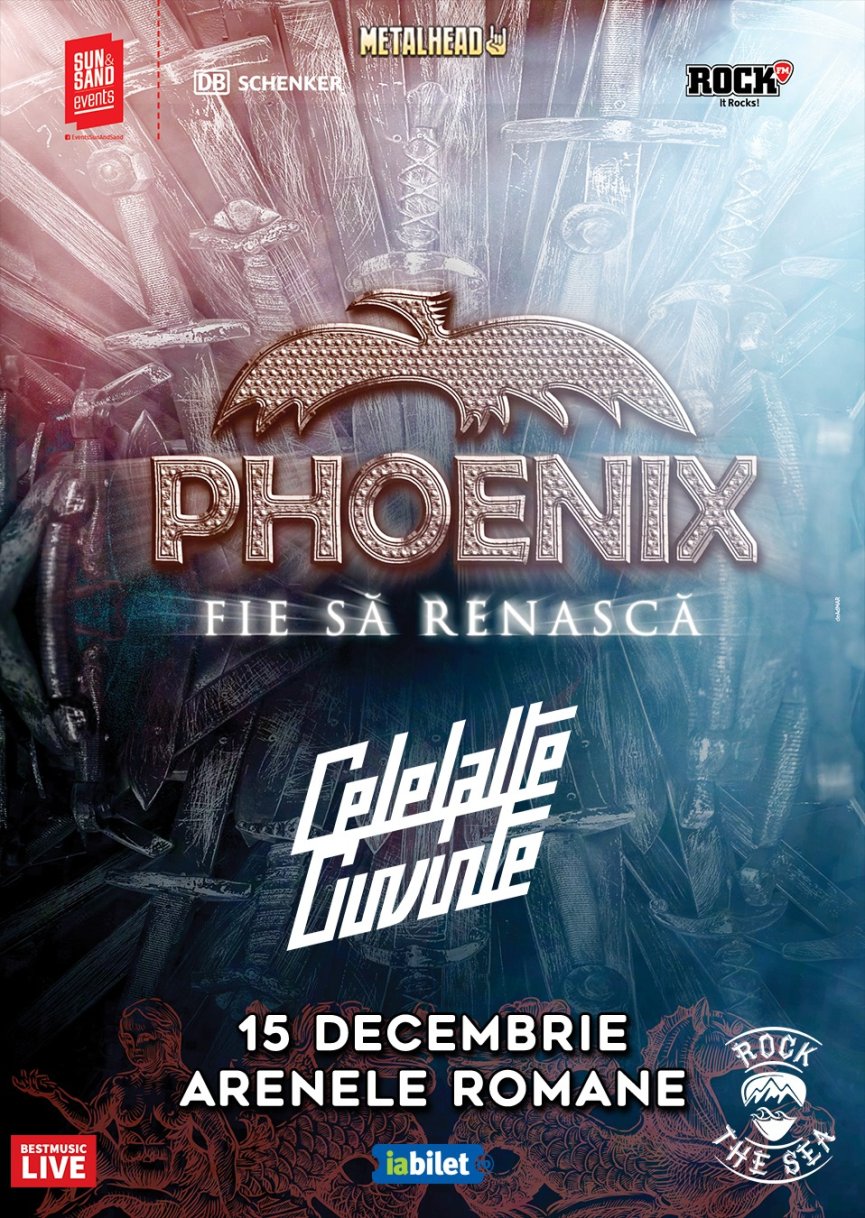 Concert Phoenix si Celelalte Cuvinte la Arenele Romane