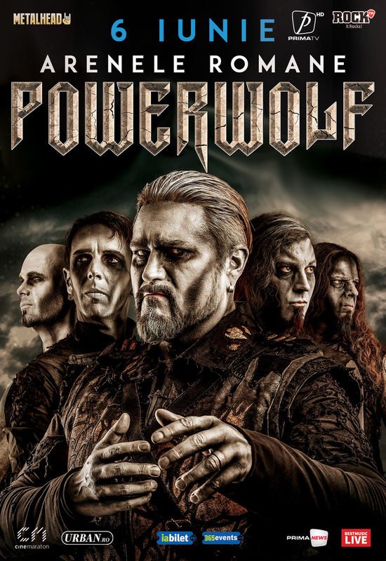 Concert Powerwolf la Arenele Romane