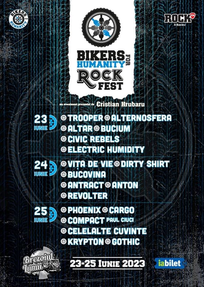 Bikers for Humanity Romania Fest 2023 va avea loc la Brezoi