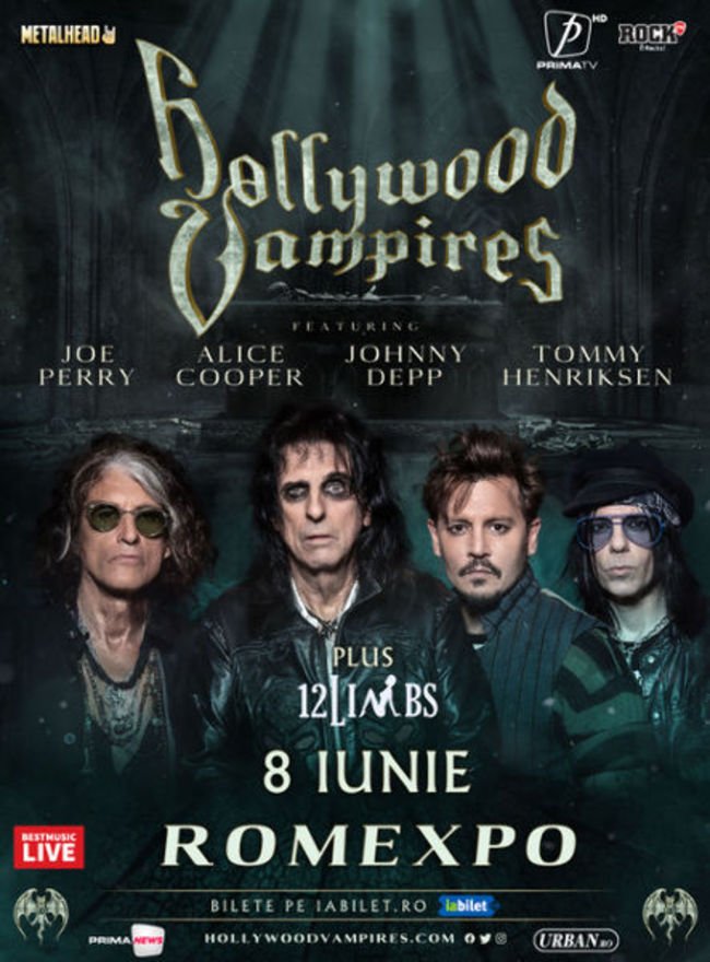 Hollywood Vampires: Inca o trupa pe afis si program si reguli de acces