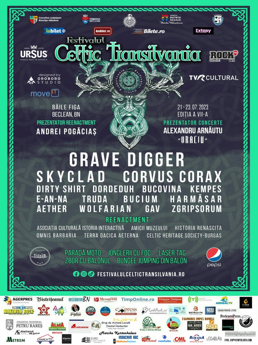 Urmează Festivalul Celtic Transilvania 2023