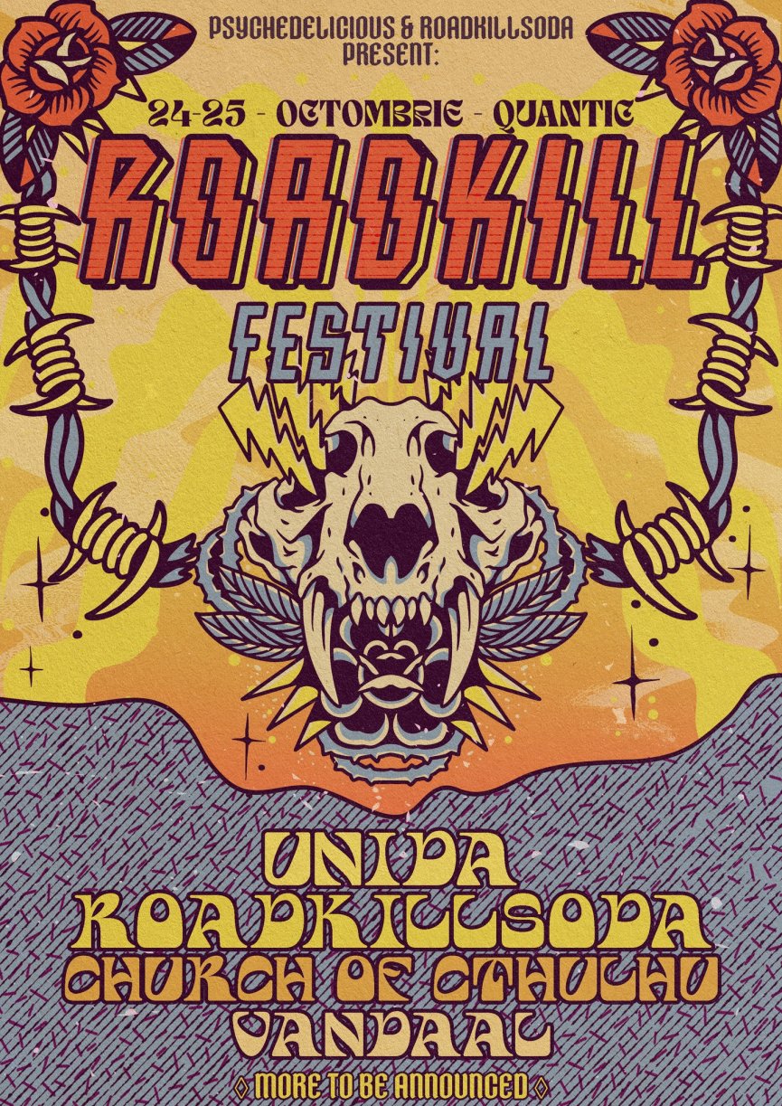 Trupele Unida, RoadkillSoda, Church Of Cthulhu si Vandaal confirmate la Roadkill Festival