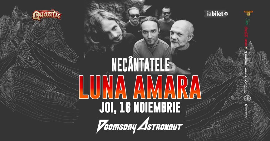 Concert Luna Amara si Doomsday Astronaut in club Quantic