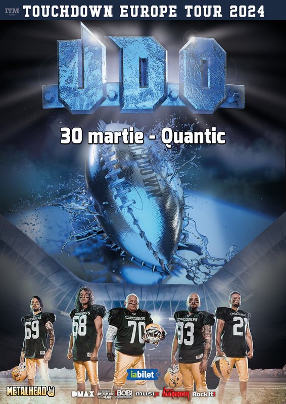 U.D.O. va sustine un nou concert la Bucuresti, in club Quantic