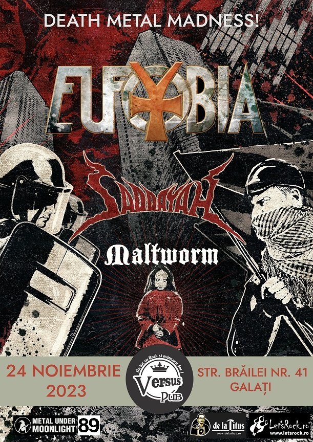 EUFOBIA, SADDAYAH, MALTWORM (METAL UNDER MOONLIGHT LXXXIX, 24.11.2023)