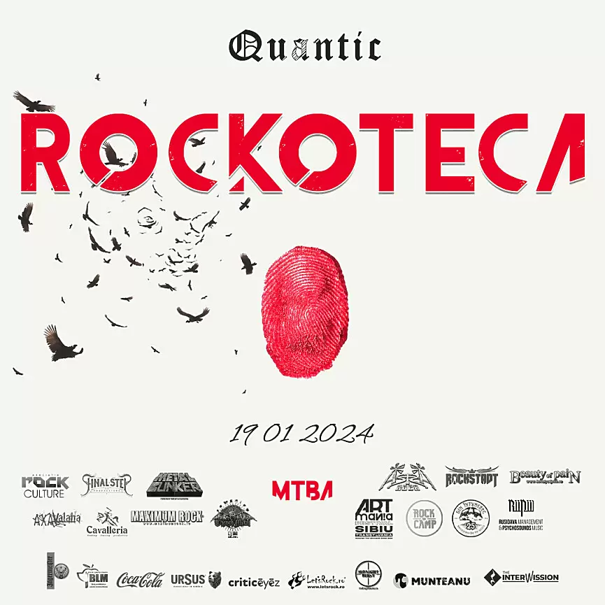 Rockoteca in Quantic, cu tombola si merch