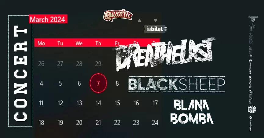 Concert Breathelast, BlackSheep si Blana Bomba in Quantic