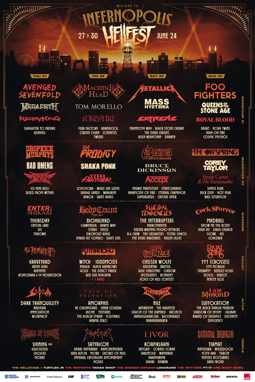 Hellfest 2024 - detalii bilete pentru o singură zi și noutăți în line-up