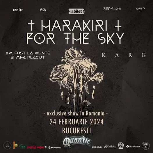 Program concert Harakiri for the Sky in club Quantic