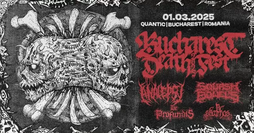 Bucharest Deathfest 2025 va avea loc in club Quantic, pe 1 martie 2025