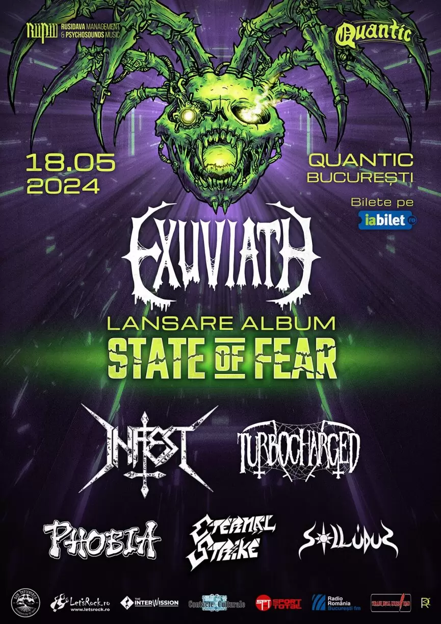 EXUVIATH va lansa cel de-al doilea album de studio: State of Fear