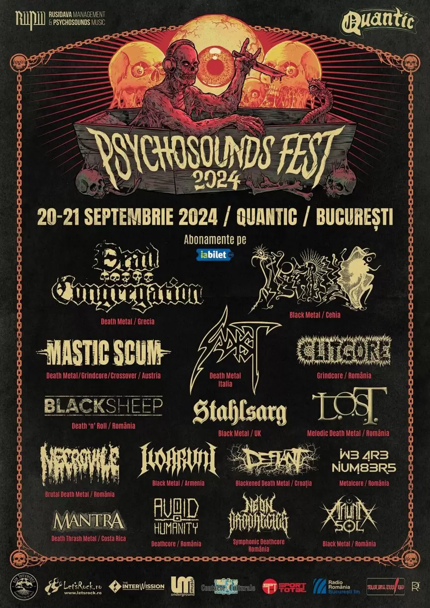 2. Psychosounds Fest 2024 va avea loc in club Quantic, program complet