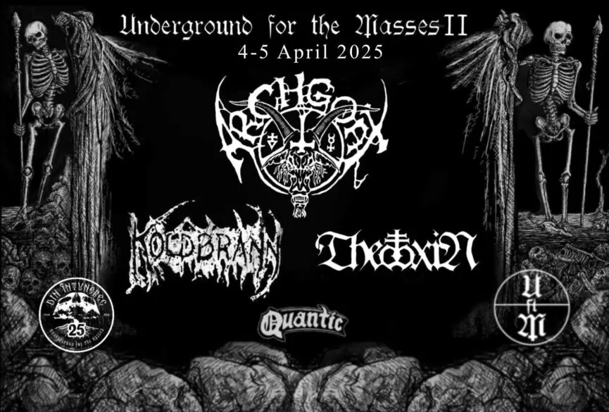 Trupele Archgoat, Koldbrann și Theotoxin anunțate pentru Underground For The Masses II