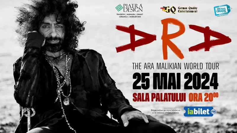 Violonistul Ara Malikian va sustine un concert la Sala Palatului