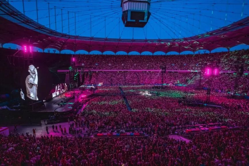 Trupa Coldplay a sustinut doua show-uri memorabile pe Arena Nationala din Bucuresti