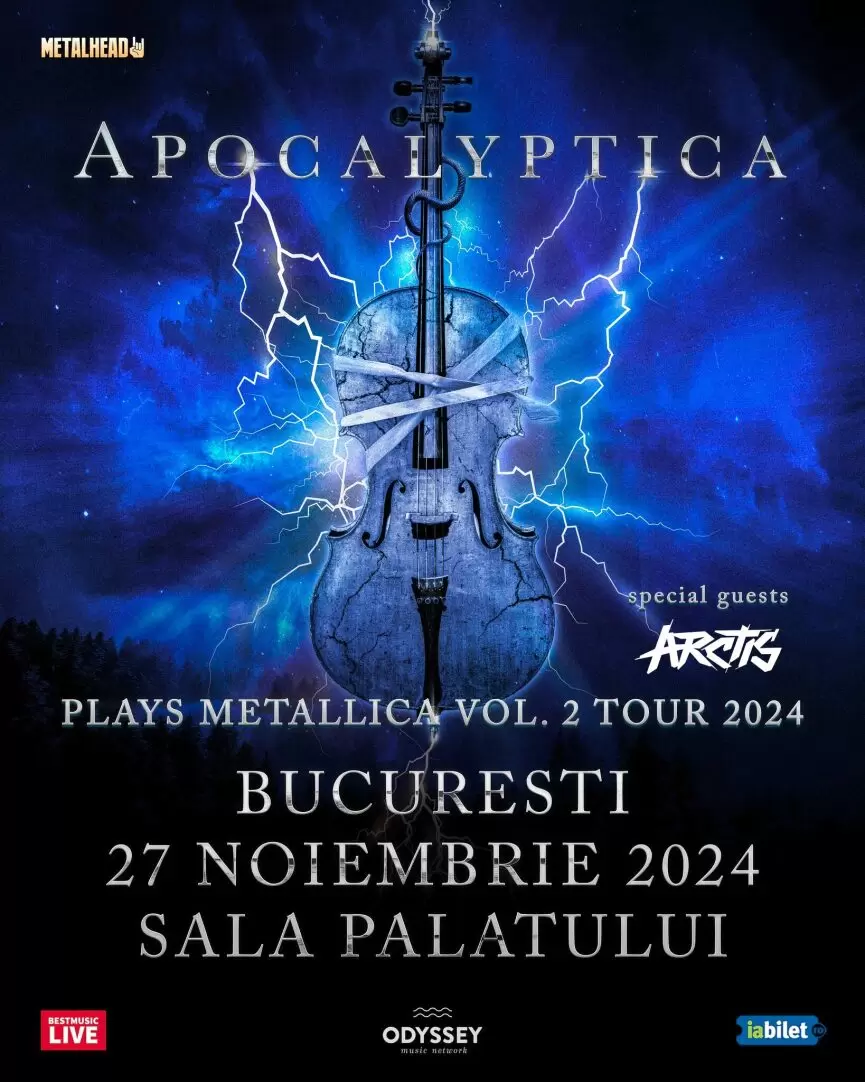 Arctis deschid concertul Apocalyptica de la Sala Palatului