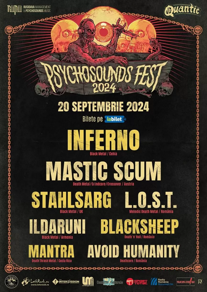 Psychosounds Fest 2024 - modificari si lineup nou