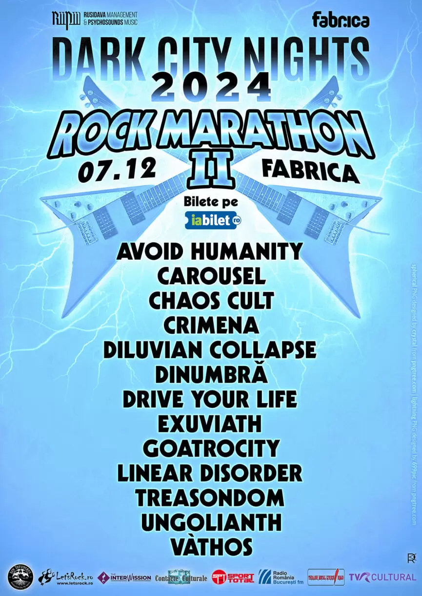 Dark City Nights 2024 - Rock Marathon II, in club Fabrica