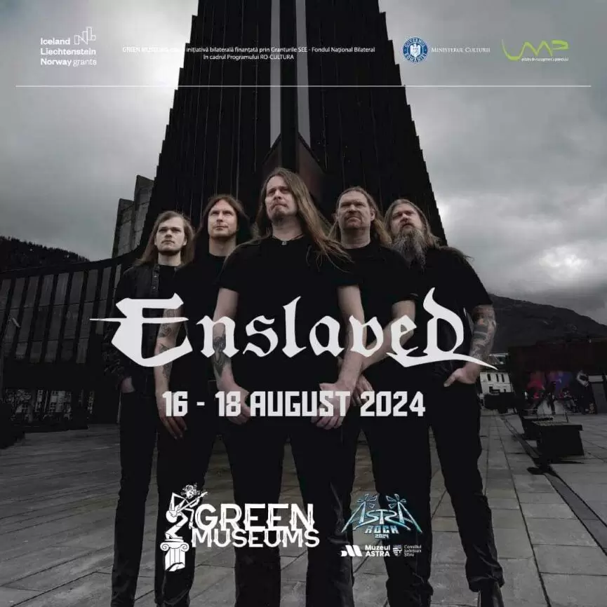 Legendara trupă de progressive metal Enslaved - spectacol de excepție în stil nordic la ASTRA Rock Festival