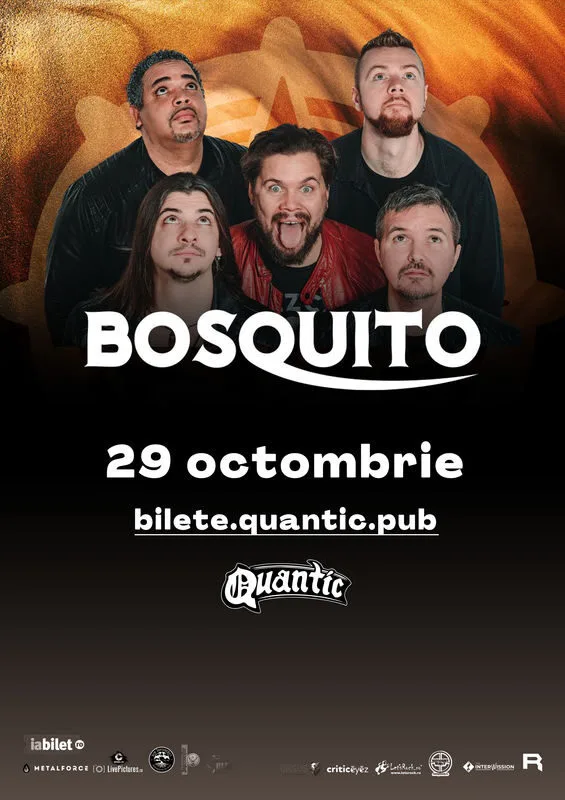 Concert Bosquito în Club Quantic, pe 29 octombrie