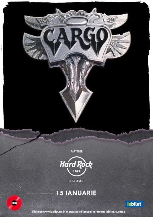 Concert Cargo în Hard Rock Cafe din Bucuresti