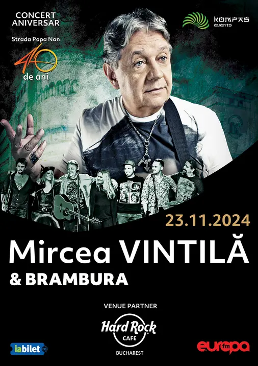 Mircea Vintila & Brambura (concert aniversar 40 de ani) în Hard Rock Cafe