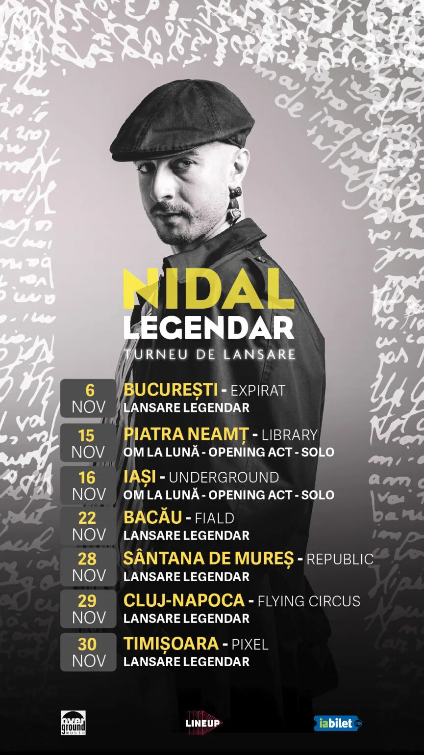 Concert Nidal - lansare Album Legendar - în Expirat Halele Carol